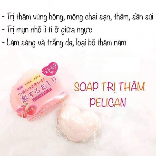 Soap loại bỏ thâm mông, gối, khuỷu tay chân Pelican (Hàng chuẩn)