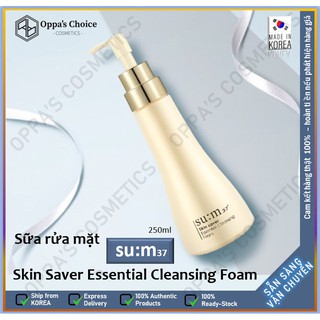 Sữa rửa mặt làm sạch sâu SU:M37 Skin Saver Essential Cleansing Foam (250 ml)