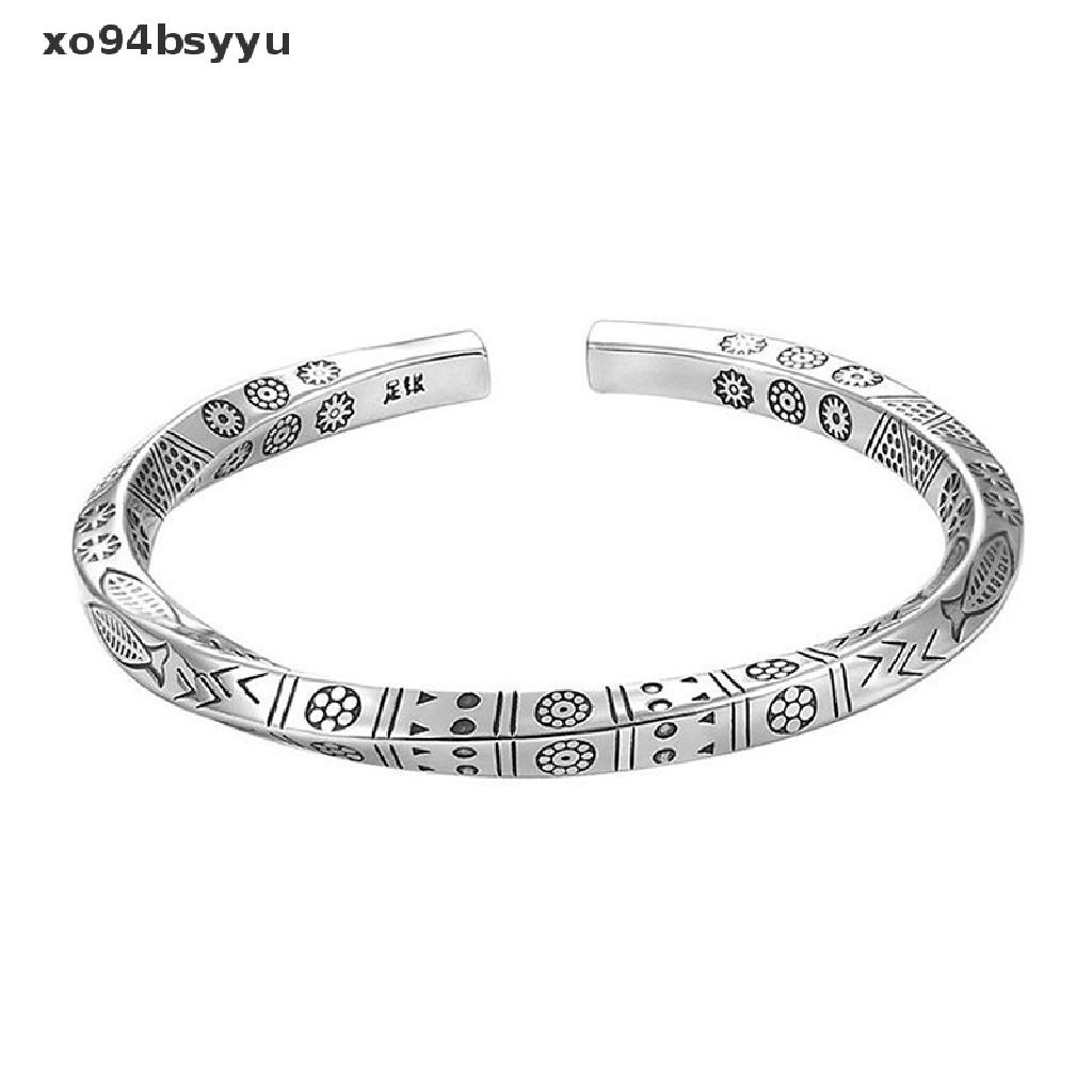 Vòng Đeo Tay xo94bsyyu Bằng Thép Không Gỉ Dạng Xoắn Phong Cách Mobius Cổ Điển Cho Nam Và Nữ
