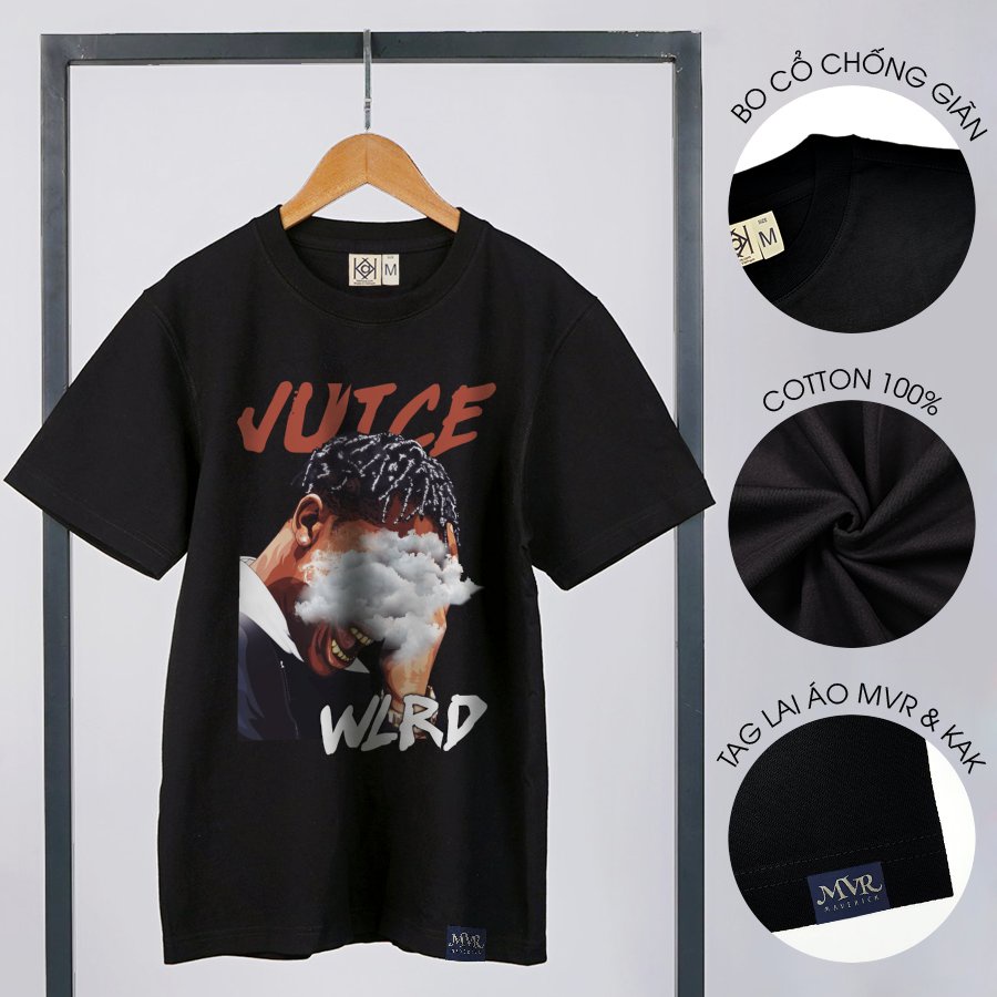 Áo thun nữ nam Cotton thoáng mát âm nhạc hip hop chất đường phố MVR KK3894