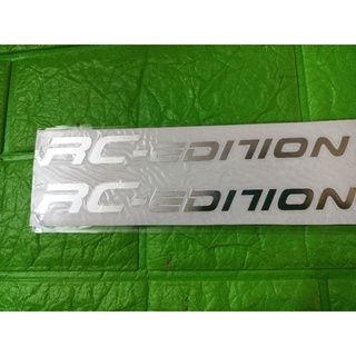 Bộ tem dán phuộc xe RC Edition crôm bóng New