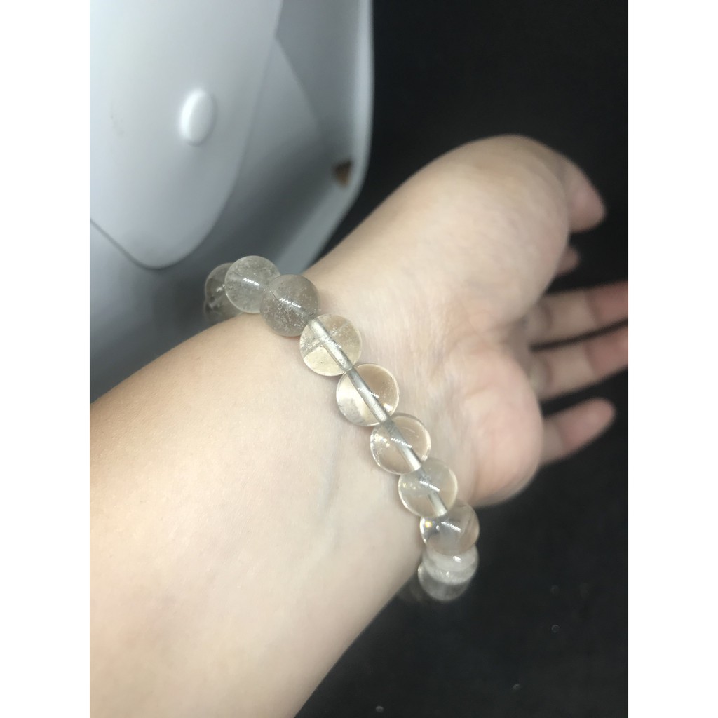 VÒNG TAY TRẮNG TRONG CLEAR QUARTZ