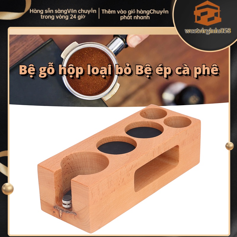 Có thể bán buôn Giá đỡ cà phê Tamper đa chức năng Thực phẩm an toàn Trạm trộn bằng gỗ cho những người yêu thích Westvirginia058 Hàng giao ngay