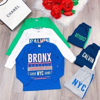 Bộ Cotton bé trai size đại
