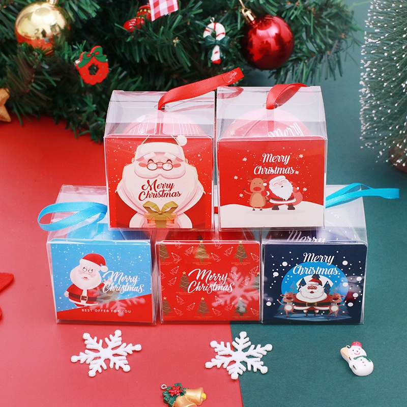 Hộp Đựng Kẹo Bằng Thiếc Hình Ông Già Noel / Người Tuyết Dễ Thương Có Thể Tháo Rời Trang Trí Cây Thông Giáng Sinh Ốp