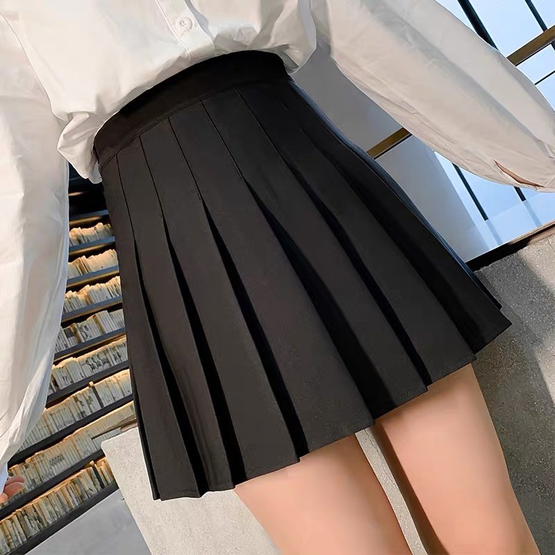 (Video/Ảnh thật)Chân váy xếp ly lưng cao, Chân váy xếp ly tennis phong cách hàn quốc | BigBuy360 - bigbuy360.vn