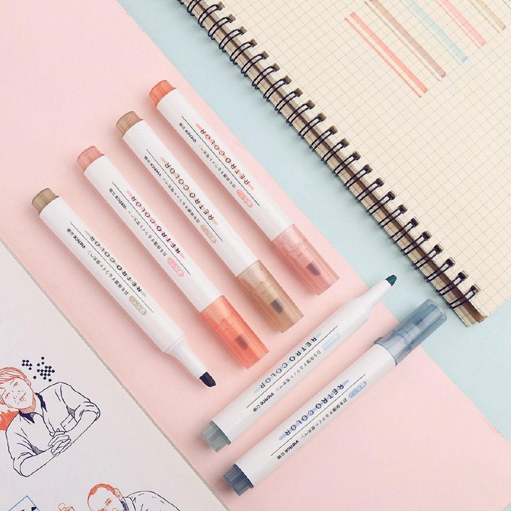 Set 6 Bút Highlight Nhiều Màu Sắc