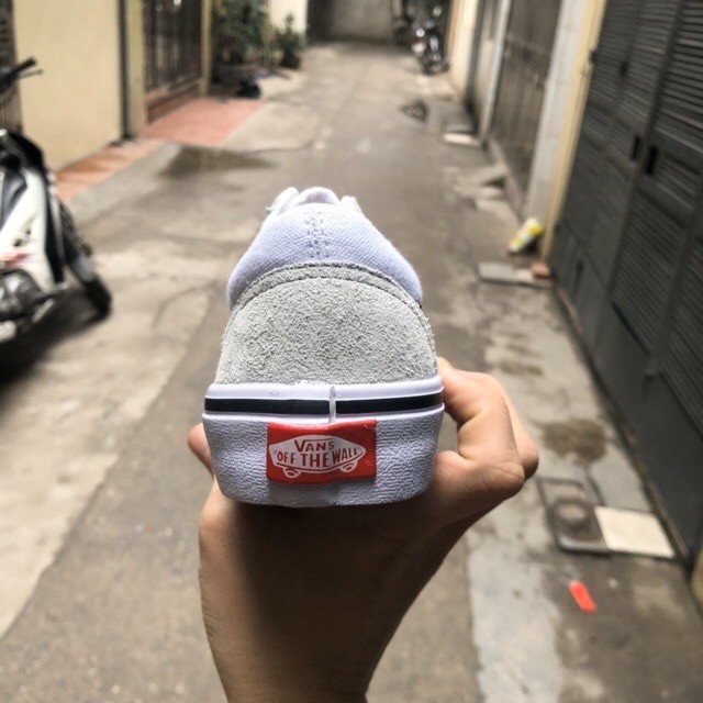 Giày V old skool mũi và gót da lộn các màu, giày thể thao nam nữ vải buộc dây thấp cổ | BigBuy360 - bigbuy360.vn