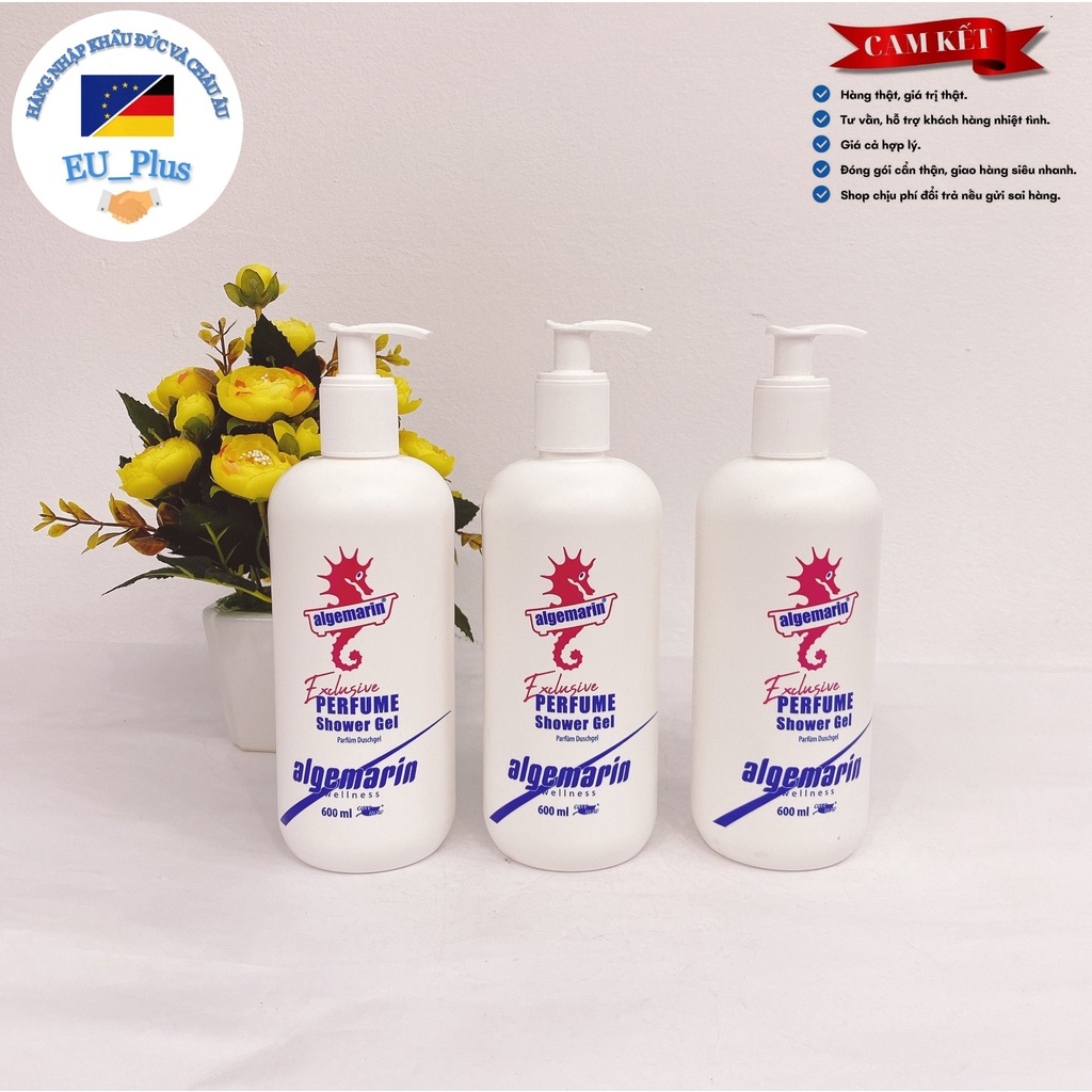 Sữa tắm cá ngựa Algemarin 300ml- chuẩn Đức