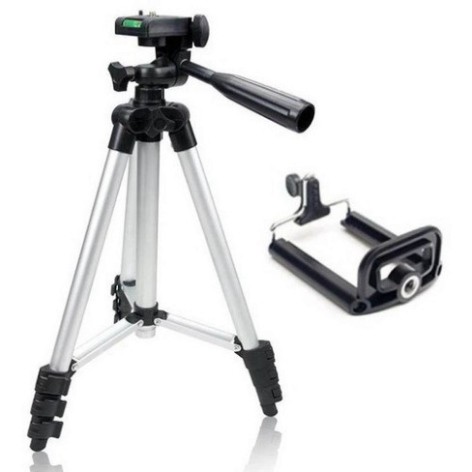 Bộ 1 Tripod  kèm 1 Giá đỡ điện thoại và 1 Remote | BigBuy360 - bigbuy360.vn