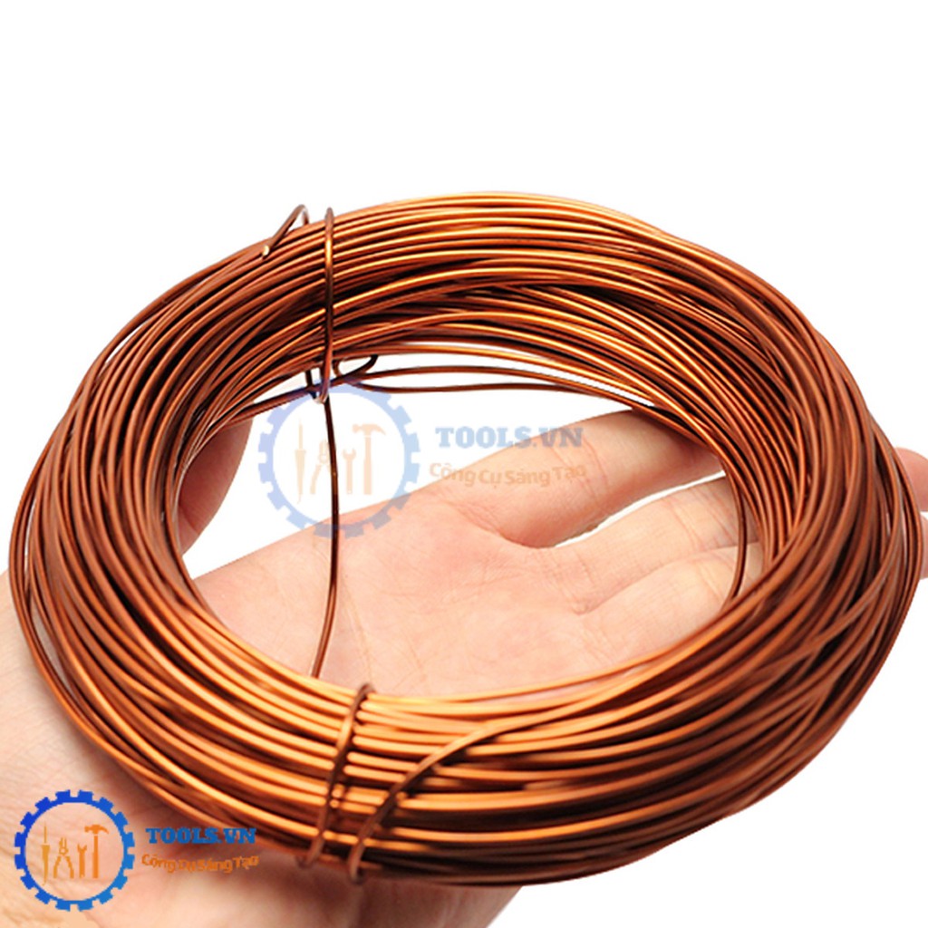 Dây Đồng Quấn Biến Áp, Quấn Động Cơ 100g Các Loại Đường Kính Dây Phi 1.3mm, 1.8mm, 2.5mm