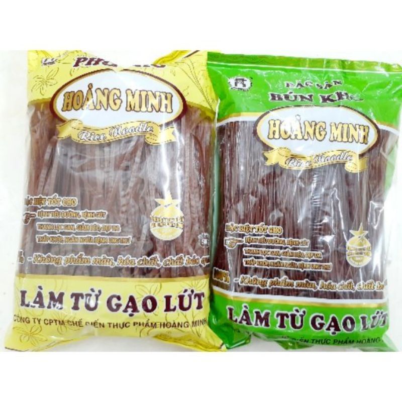 1kg Bún gạo lứt đỏ Hoàng Minh ăn kiêng Healthy