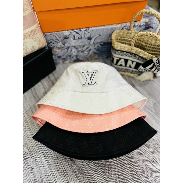 Nón vành cụp - mũ vải gấm thêu eo vì 2 lớp form chuẩn thời trang nữ