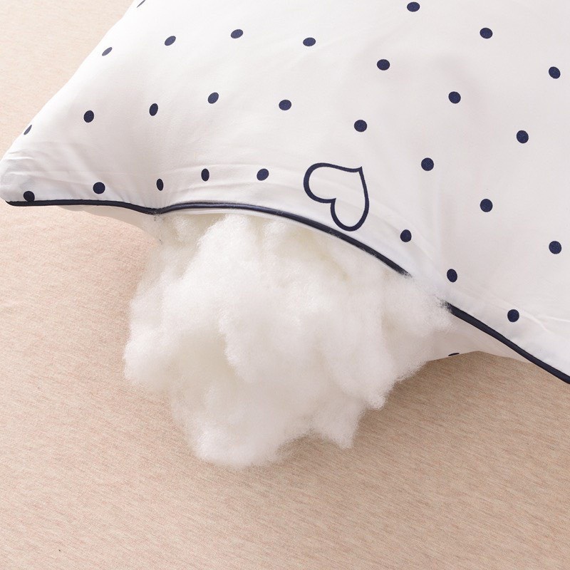 Ruột Gối hinton , lõi gối nhập khẩu cao cấp HINTON chất liệu bông gòn 100% siêu thoáng , siêu mềm , siêu êm , 47 x 74 cm