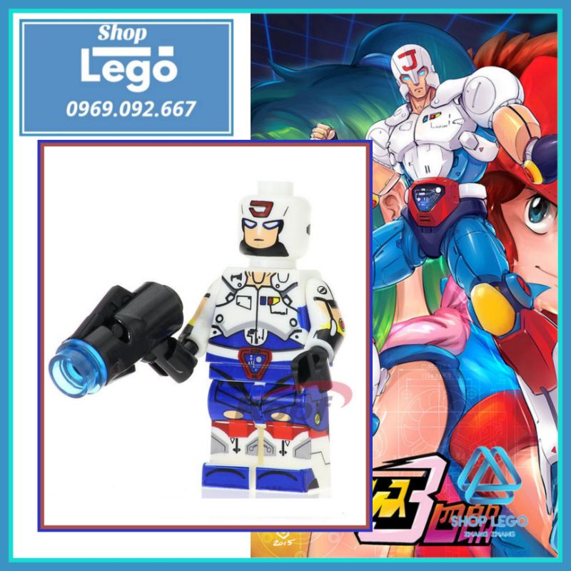 Xếp hình siêu robot Plawres Sanshiro trong truyện tranh Lego Minifigures Kopf KF431