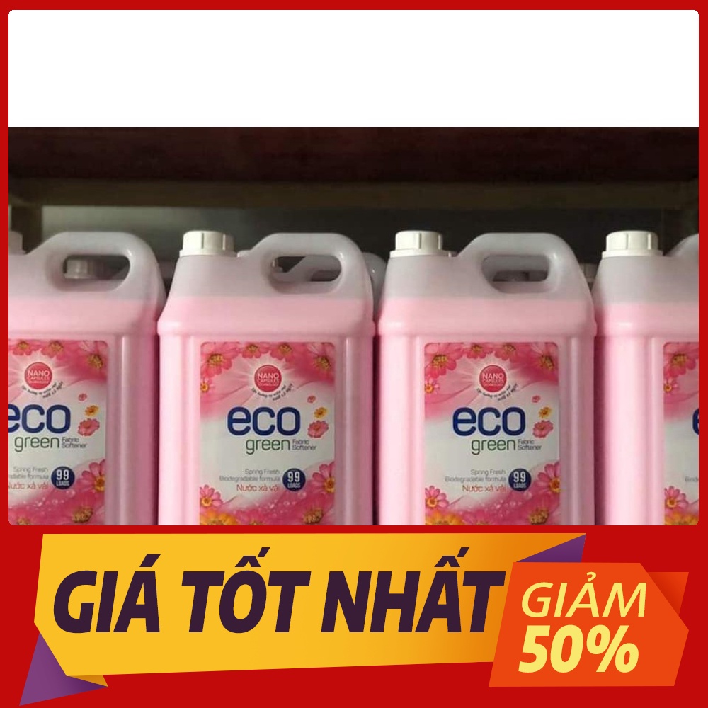 Nước xả vải Eco Green can 10lit siêu tiết kiệm