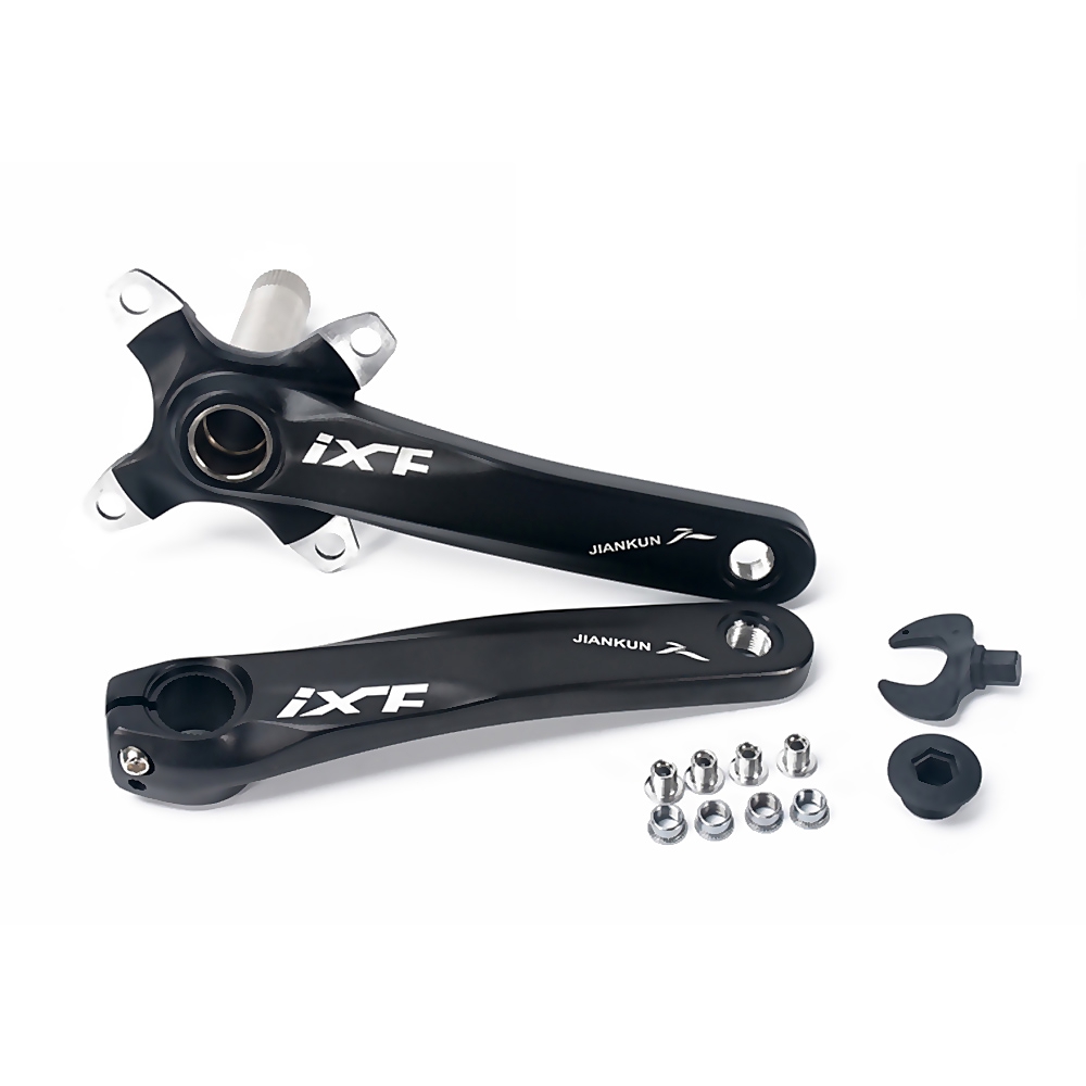 IXF BCD104mm Aluminum Alloy Bike Left Right Crankset MTB Mountain Bicycle Crank Set