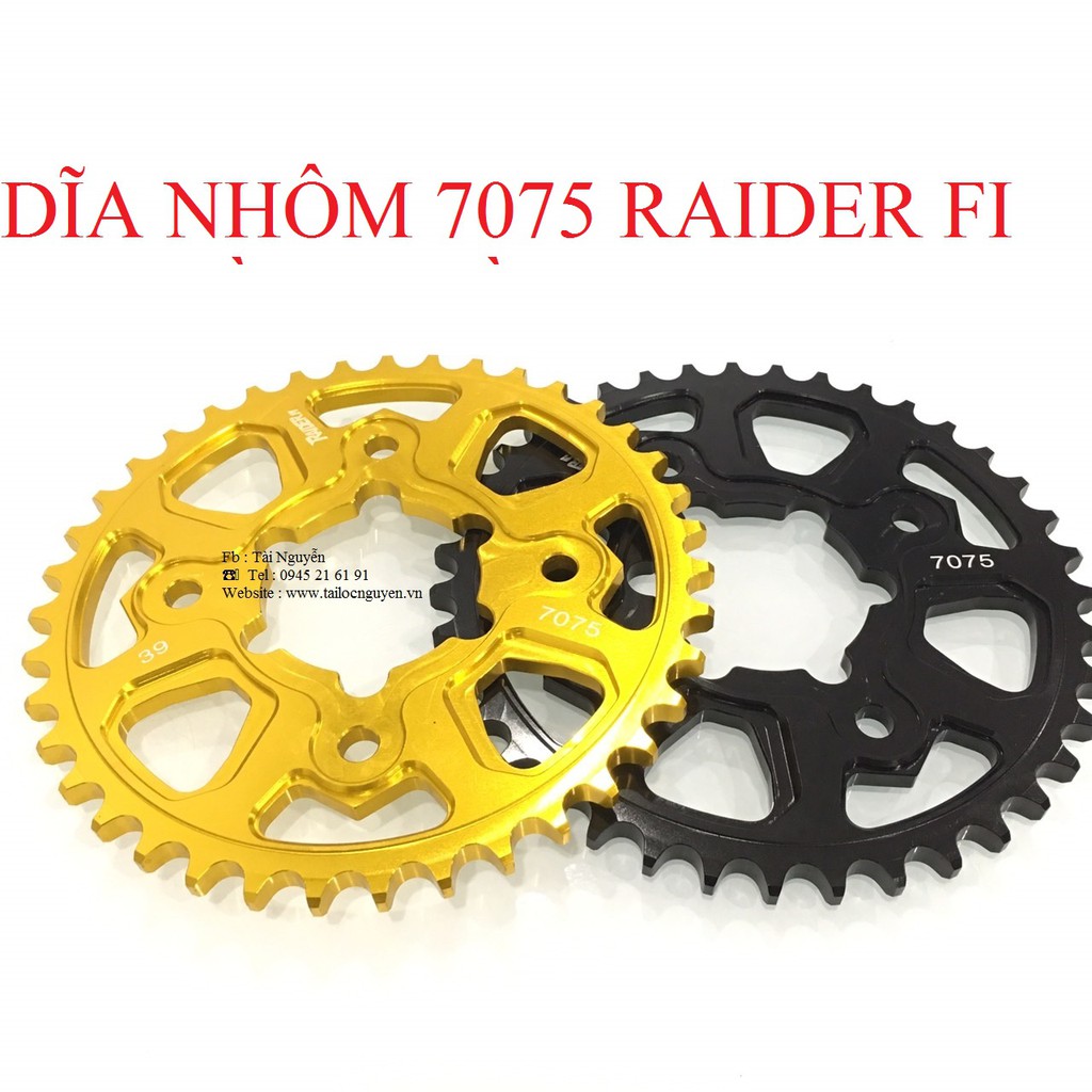 DĨA NHÔM 7075 CHÂU ÂU CHO EXCITER150/ 135 -RAIDER FI