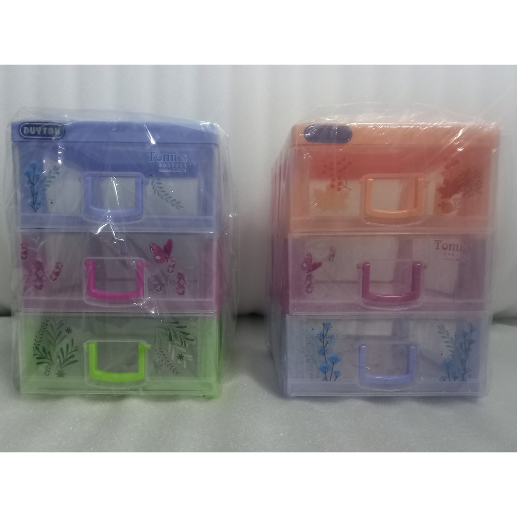 Tủ nhựa mini Tomi S Duy Tân - 3 ngăn COLOURFULL