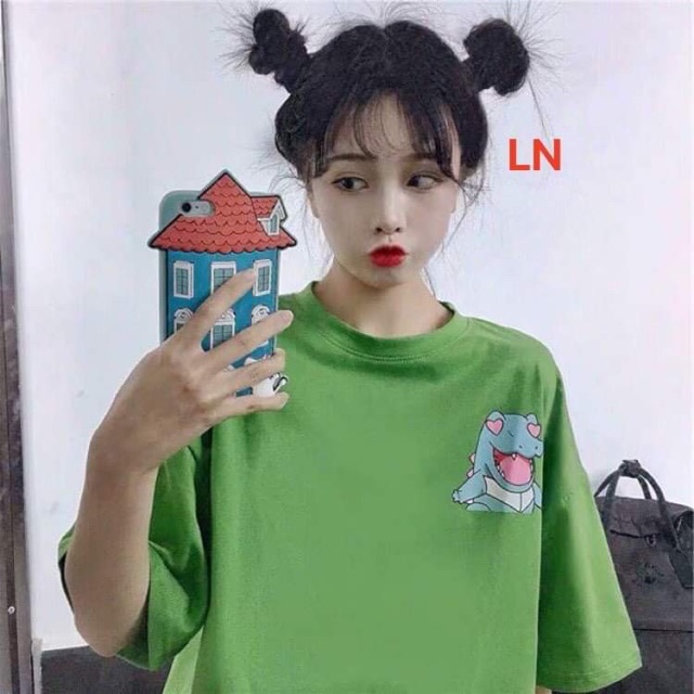 Áo phông khủng long mắt tim LNG0220