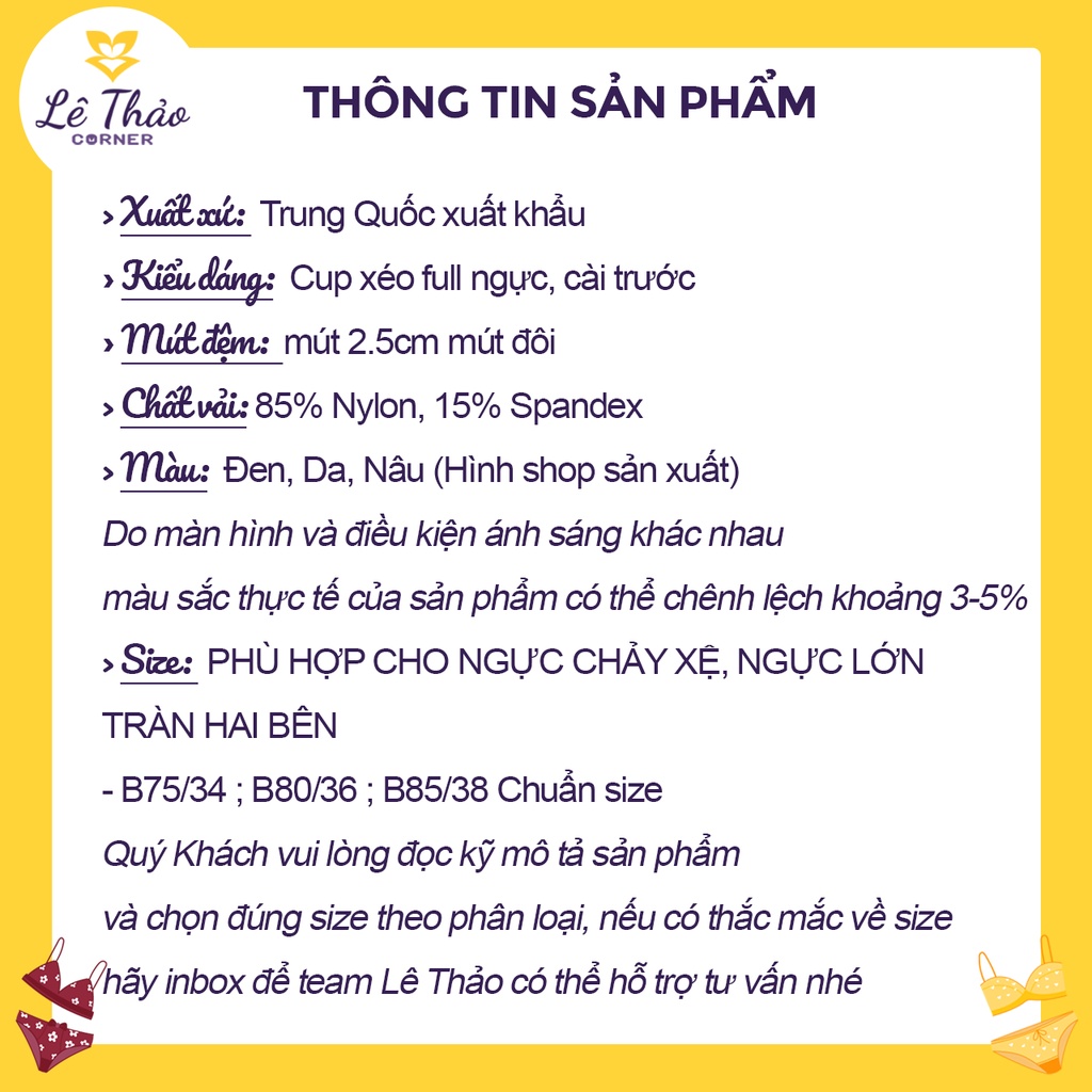 XẢ KHO Áo Lót Nâng Ngực Cài Trước Có Gọng Mặc Áo Dài LT7275