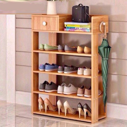 Kệ để giày dép 5 tầng,Kệ sách, tủ giày cánh rắng,bằng gỗ MDF,mẫu mới 2022
