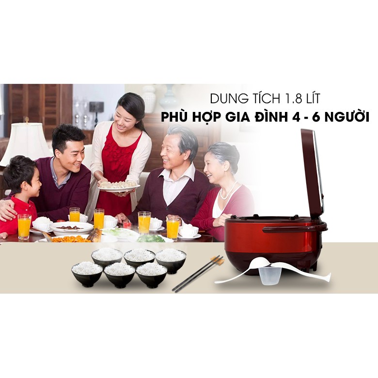 Nồi cơm cao tần Sharp KS-IH191V-RD