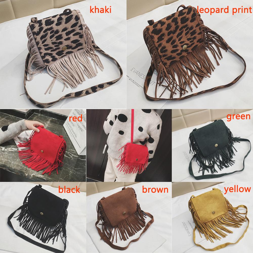 MIHAN1 Ví Đựng Tiền Xu Mini Tua Rua Thời Trang Cho Bé Gái