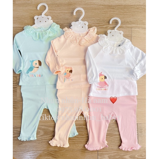 {Nhùn nhùn}Bộ Lullaby dài tay cho bé size 6-9m đến 3-4y