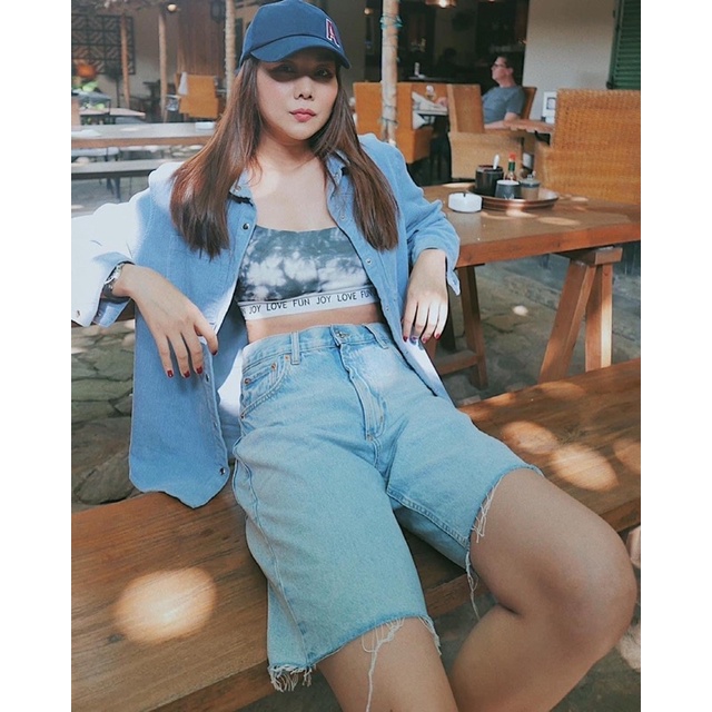 Quần jean ngố form lửng Doris dư xịn