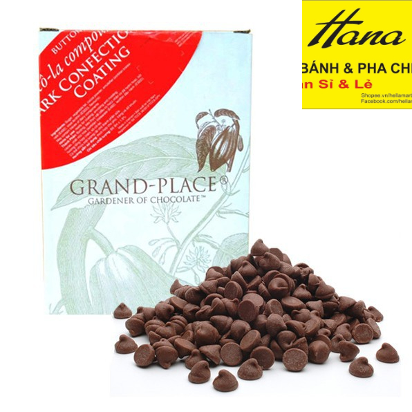 Socola chíp đen, trắng Grand Place100 gam