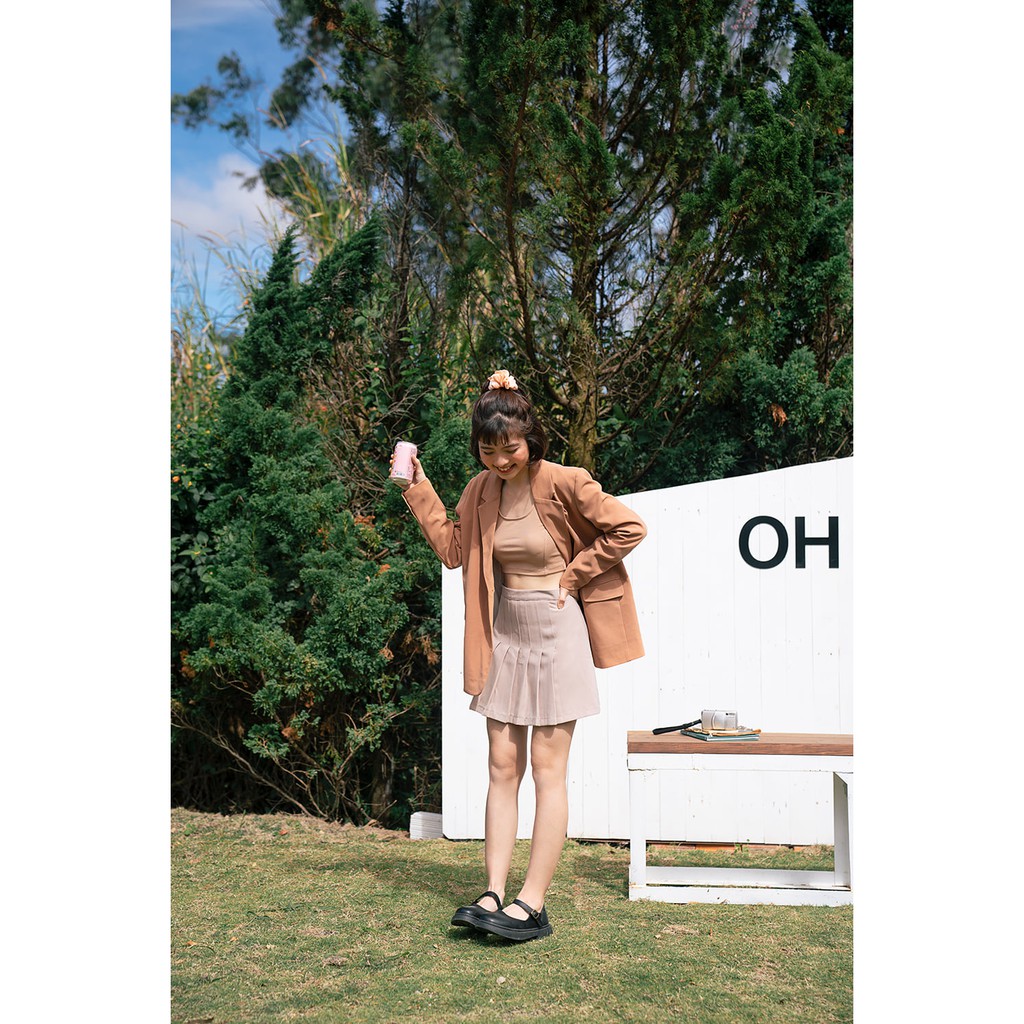 Áo blazer kaki BLAZER APRICOT | BigBuy360 - bigbuy360.vn