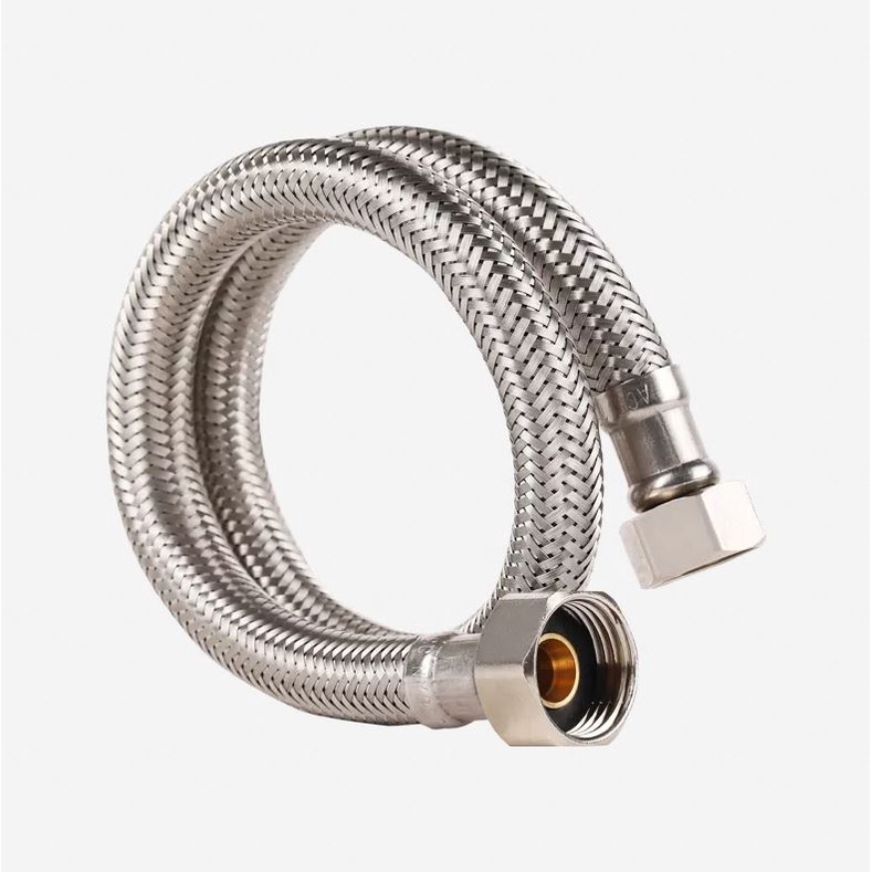 Dây cấp nước nóng lạnh cho vòi rửa bát, vòi Lavavbo 2 đầu ốc 60cm Chịu Nhiệt Độ Bền Cao