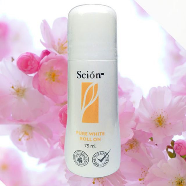 Lăn khử mùi Scion Nuskin pure white roll on 75ML dứt điểm hôi nách , thâm nách (hàng chính hãng) - mẫu mới