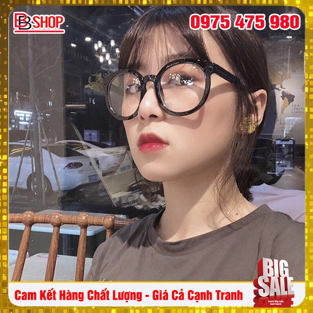 Mắt Kính Tròn Giả Cận Nam Nữ Gọng Nhựa Siêu Nhẹ Siêu Bền Mang Đến Sự Cá Tính, Năng Động