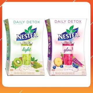 Trà detox glow nestea hộp 10 gói x 10g