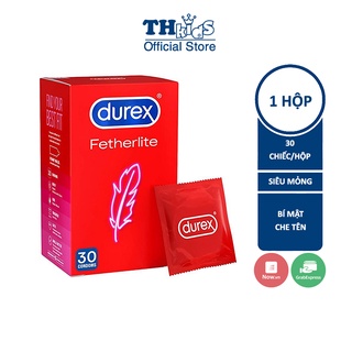 Mã COSDAY -50K đơn 150K Bao Cao Su Durex Fetherlite hàng ÚC