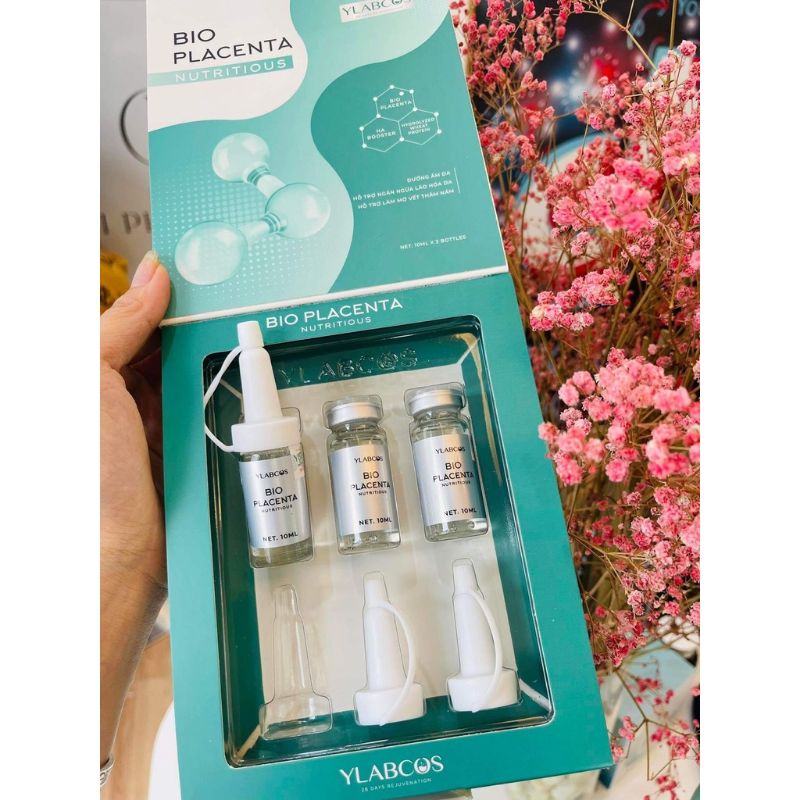 Huyết Thanh Siêu Phục Hồi Ylabcos - Bio Placenta,Giúp Dưỡng ẩm da,ngăn ngừa lão