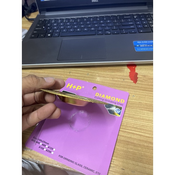 Đĩa mài kim cương cát vàng 100mm HP