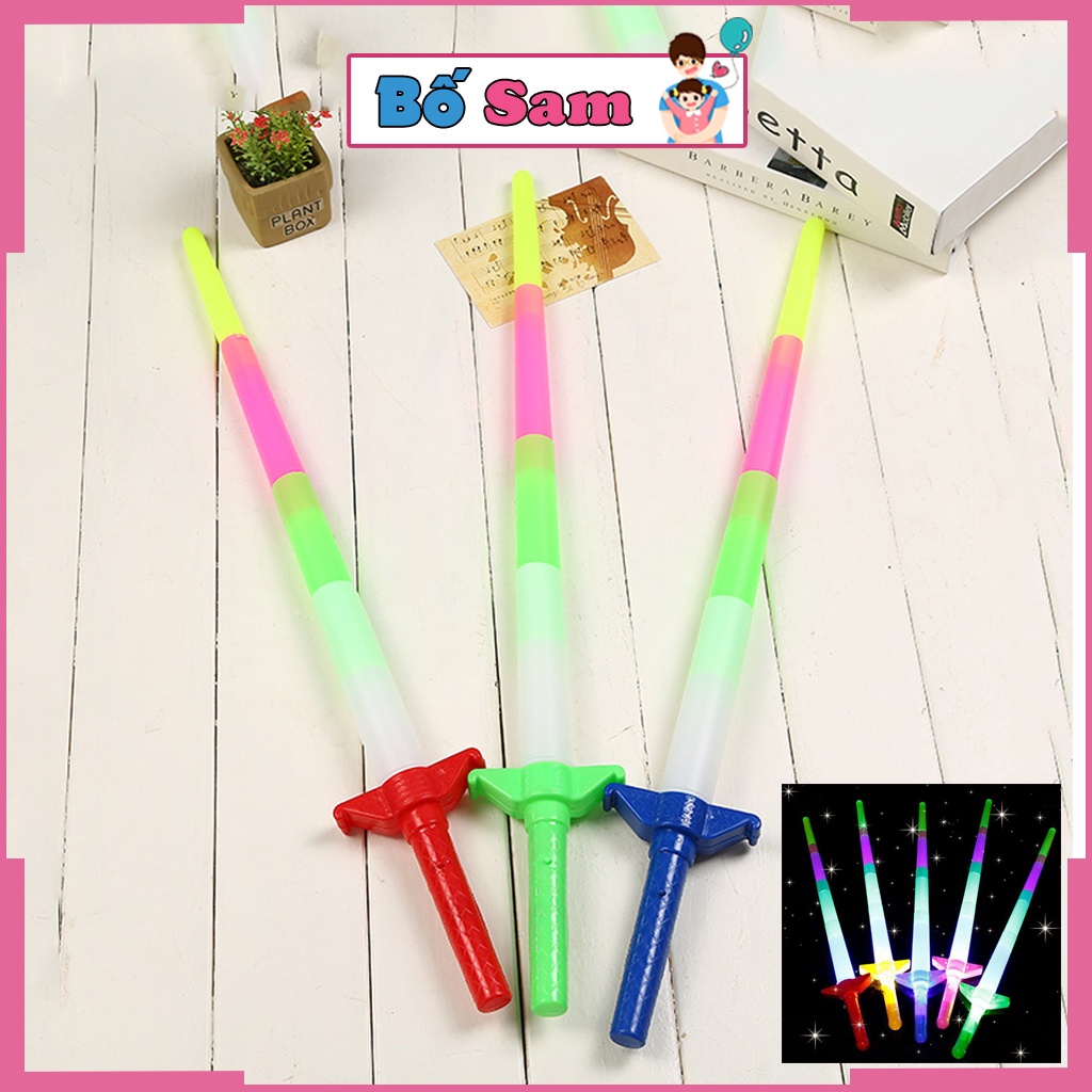 (xả kho) Kiếm đồ chơi có đèn 4 đoạn phát sáng giải trí cho bé Shop Bố Sam