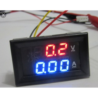 Đồng hồ hiển thị dòng và áp ( Volt, ampe 10A 100v )