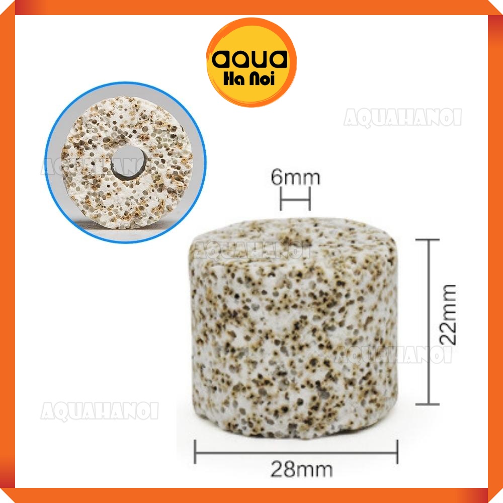 Sứ trụ muối tiêu - 100g - Vật liệu lọc làm trong nước hồ cá Koi, cá rồng, thủy sinh