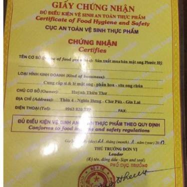Mật ong chính hãng Tam Đảo 860g chính hãng Eufood