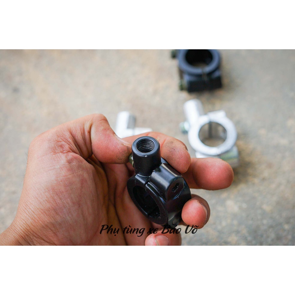 Pát gắn gương chiếu hậu, gắn kính chiếu hậu, gắn đèn trợ sáng 22mm