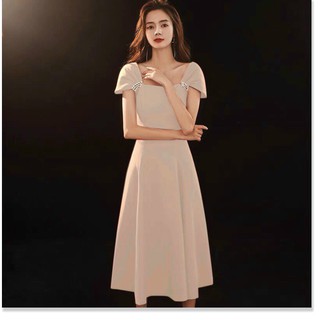 ĐẦM UMI ĐÍNH NGỌC DÁNG SUÔNG MỚI NHẤT NĂM 2021 NYNA STORE