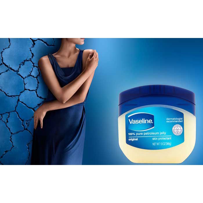 Sáp Dưỡng Ẩm Vaseline 100% Pure Petroleum Jelly Original UK (50g-100g)