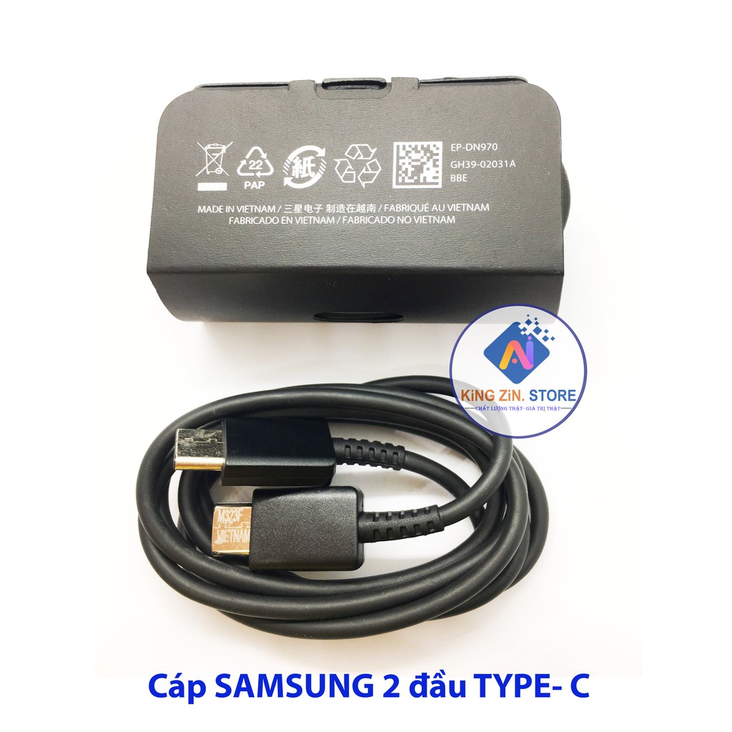 Bộ sạc nhanh PD 25W dành cho SAMSUNG Chính hãng -Note 10, Note 20, A71, A70, A80, A90, S20, S20+, S20 Ultra, Note 10/10+