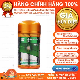 Viên uống hỗ trợ trị bệnh xương khớp Costar Glucosamine HCL 1500mg 120 Viên