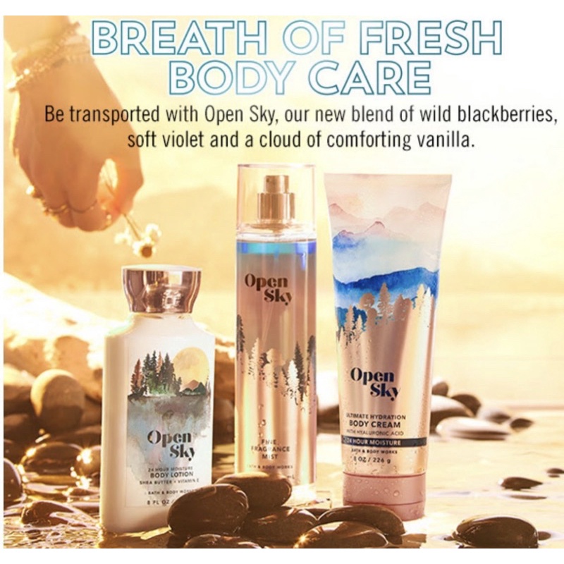 Bộ sản phẩm Bath&amp;BodyWorks Open Sky