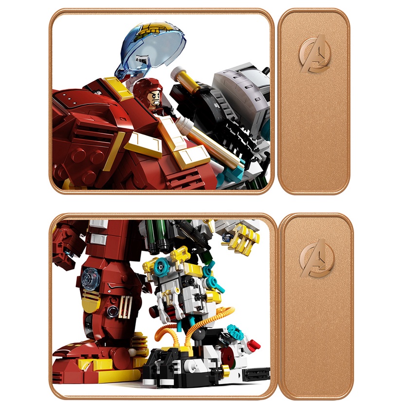 BỘ ĐỒ CHƠI XẾP HÌNH Mô Hình Người Sắt, Lắp Ráp Mô Hình Iron men, ROBOT Biến Hình
